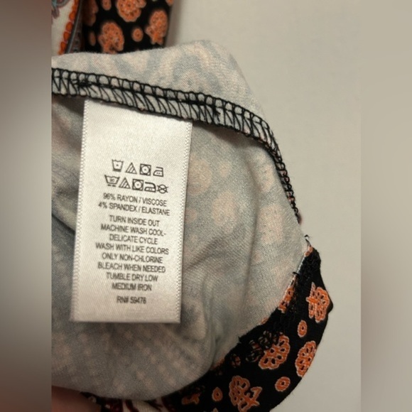 Rachel Zoe Racerback Mini Dress with Built in Bra Size Medium women’s boho Aztec - Picture 11 of 15